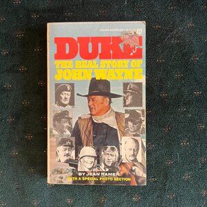 Vintage paperback "Duke, A Real Life Story of John Wayne" by Jean Ramer